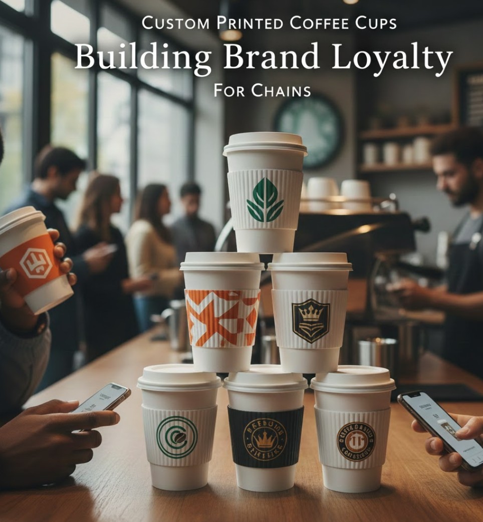 Custom Printed Coffee Cups: Building Brand Loyalty for Chains
