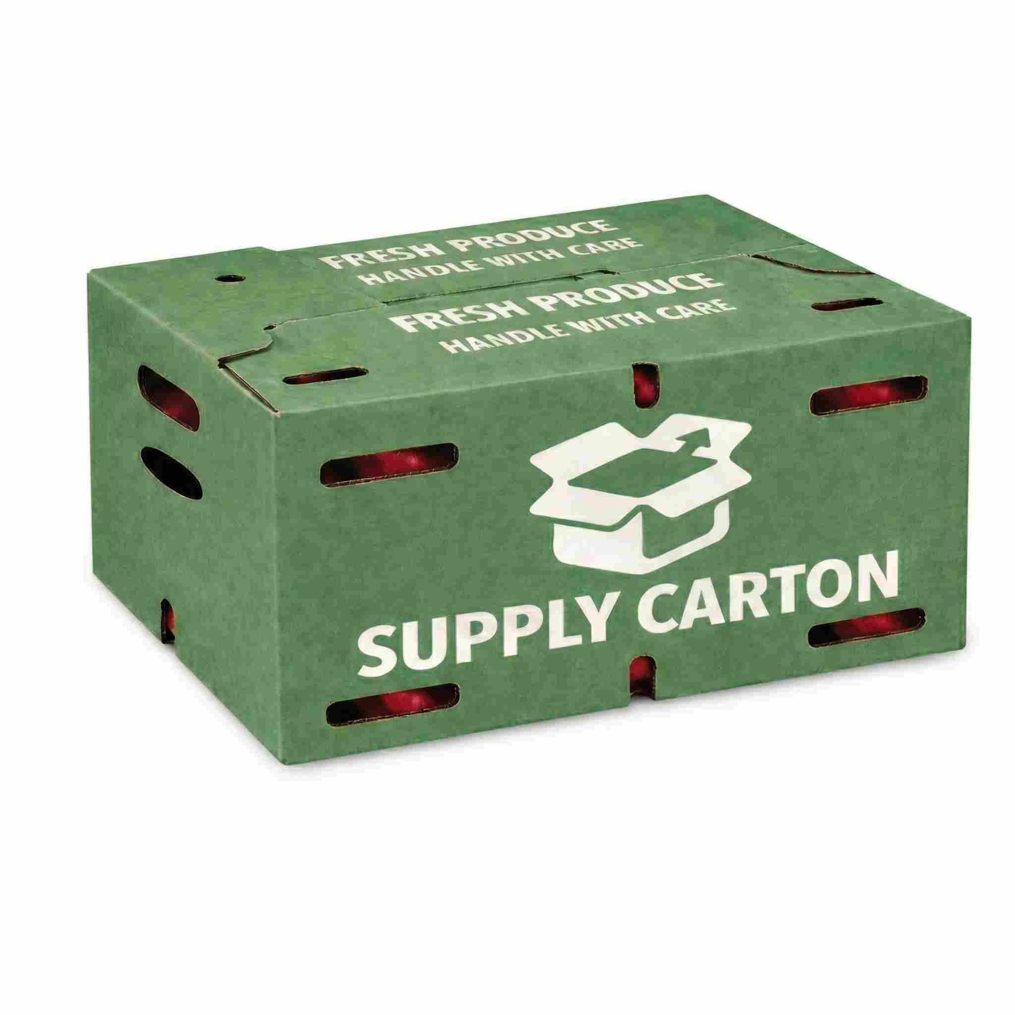 Wax Alternavtive Produce Box - 1/2 Bushel