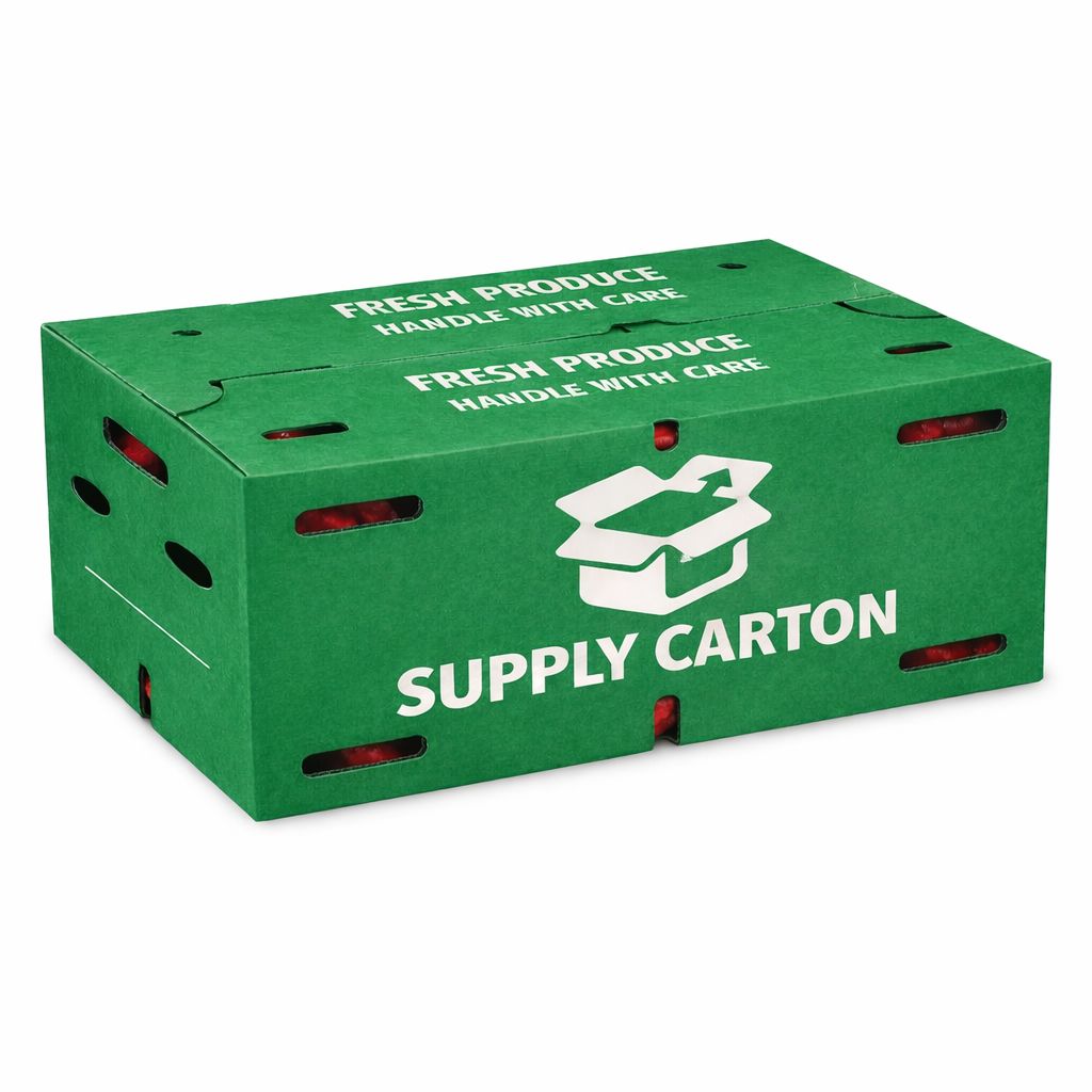 Wax Alternavtive Produce Box - 1.8 Bushel