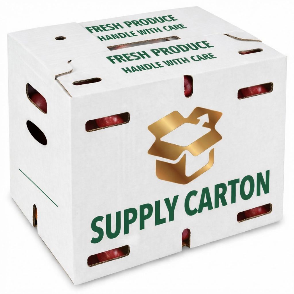 Buy Wax Produce Box - 1 1/9 Bushel - Wholesale