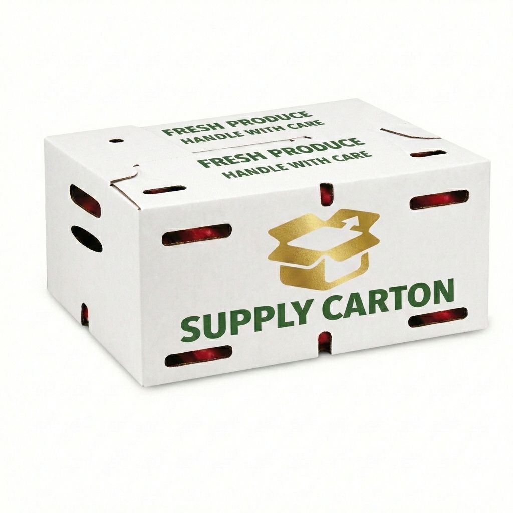 Buy Wax Produce Box - 1/2 Bushel - Wholesale